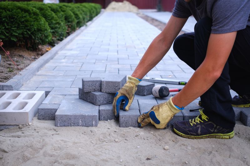 Laying Pavers Carefully